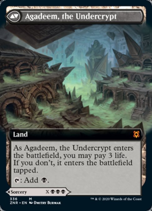 Agadeem, the Undercrypt (336) (Zendikar Rising) Near Mint