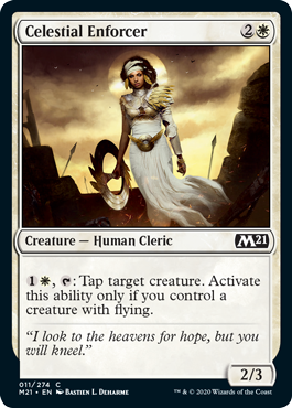 Celestial Enforcer (Magic 2021 Core Set) Near Mint