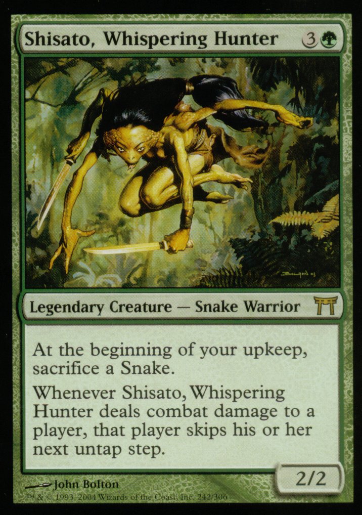Shisato, Whispering Hunter (Champions of Kamigawa) Near Mint Japanese