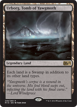Urborg, Tomb of Yawgmoth (Magic 2015 Core Set) Near Mint Foil