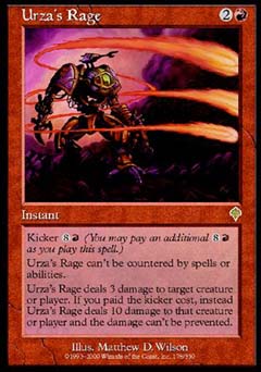 Urza's Rage (Invasion) Light Play Chinese
