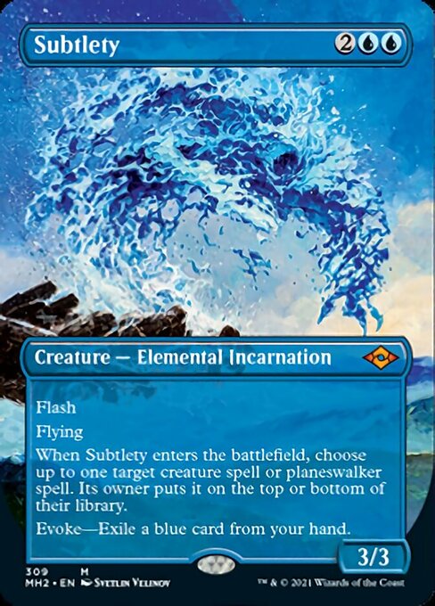 Subtlety (Borderless) (Modern Horizons 2) Near Mint