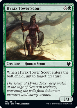 Hyrax Tower Scout (Theros Beyond Death) Near Mint Foil