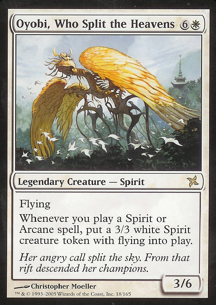 Oyobi, Who Split the Heavens (Betrayers of Kamigawa) Near Mint Foil