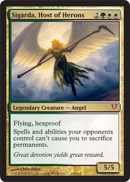 Sigarda, Host of Herons (Avacyn Restored) Near Mint Foil