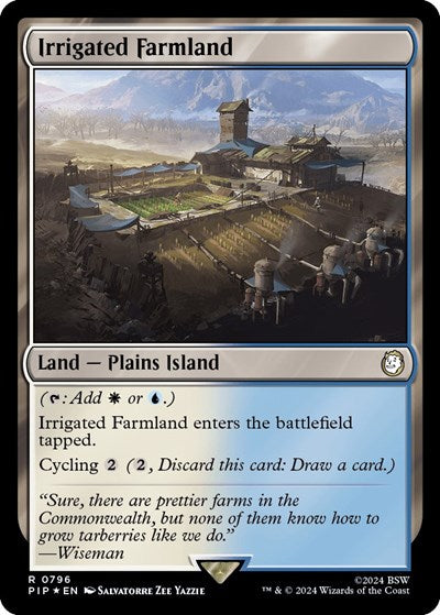Irrigated Farmland (Surge Foil) (Universes Beyond: Fallout) Near Mint