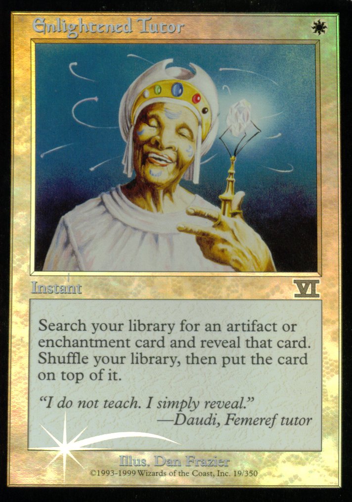 Enlightened Tutor (6E) (Promotional Cards) Near Mint Foil