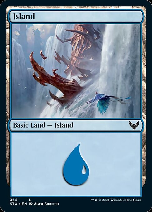 Island (368) (Strixhaven) Near Mint