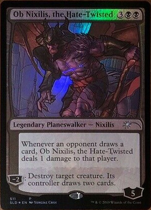 Ob Nixilis the Hate-Twisted Stained Glass (Secret Lair) Near Mint