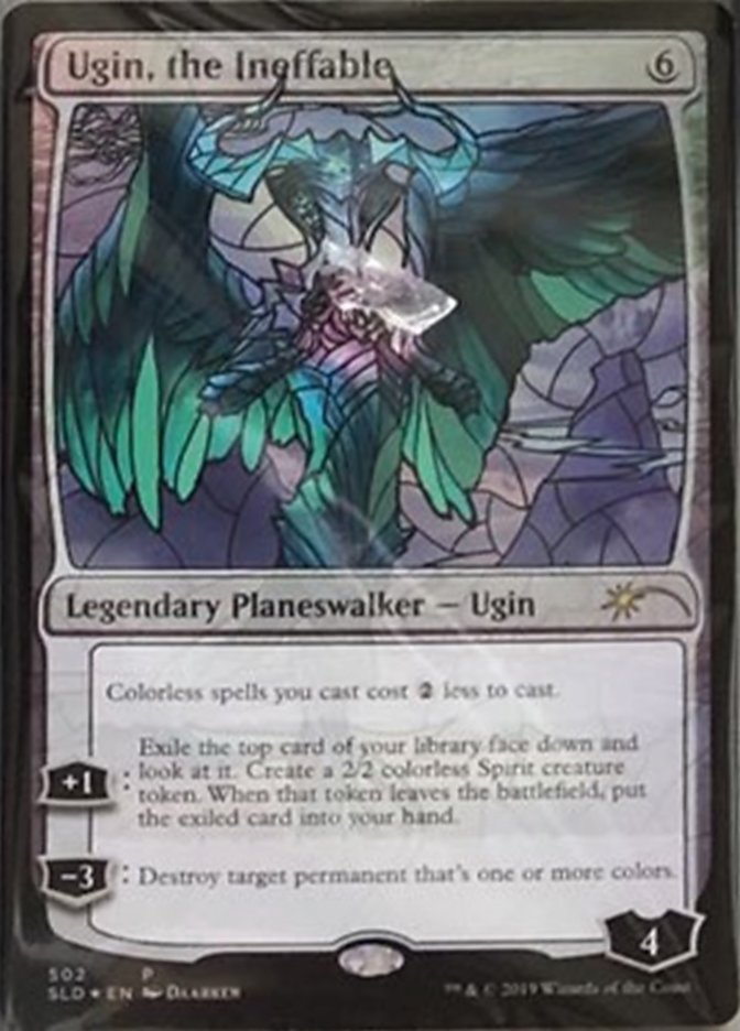 Ugin the Ineffable Stained Glass (Secret Lair) Near Mint