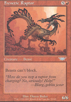 Frenetic Raptor (Legions) Near Mint Foil