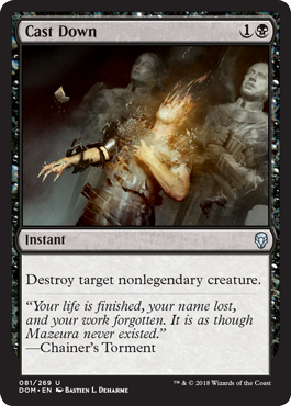 Cast Down (Dominaria) Near Mint