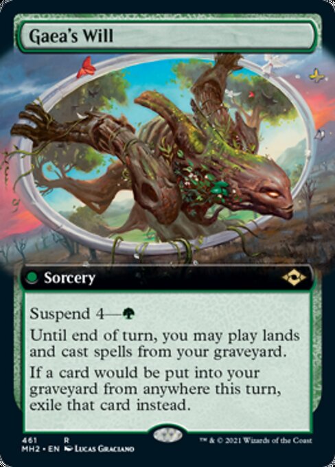 Gaea's Will (Extended Art) (Modern Horizons 2) Near Mint