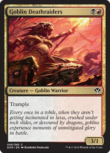 Goblin Deathraiders (Duel Decks: Speed vs Cunning) Near Mint
