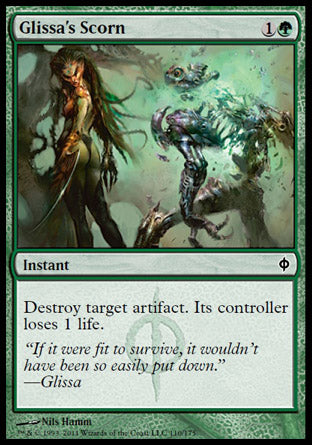 Glissa's Scorn (New Phyrexia) Near Mint