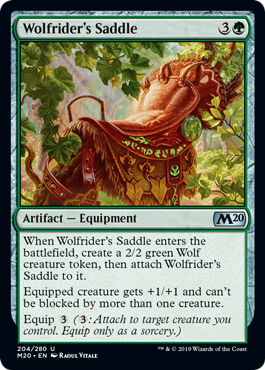 Wolfrider's Saddle (Magic 2020 Core Set) Near Mint