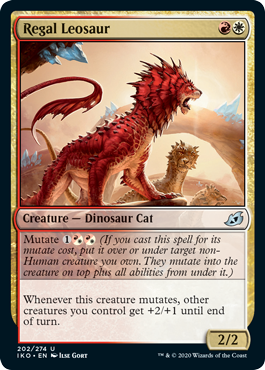 Regal Leosaur (Ikoria: Lair of Behemoths) Near Mint Foil