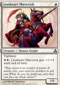 Lionheart Maverick (Guildpact) Near Mint Foil Russian