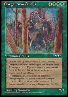 Gargantuan Gorilla (Alliances) Light Play