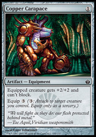 Copper Carapace (Mirrodin Besieged) Near Mint Foil