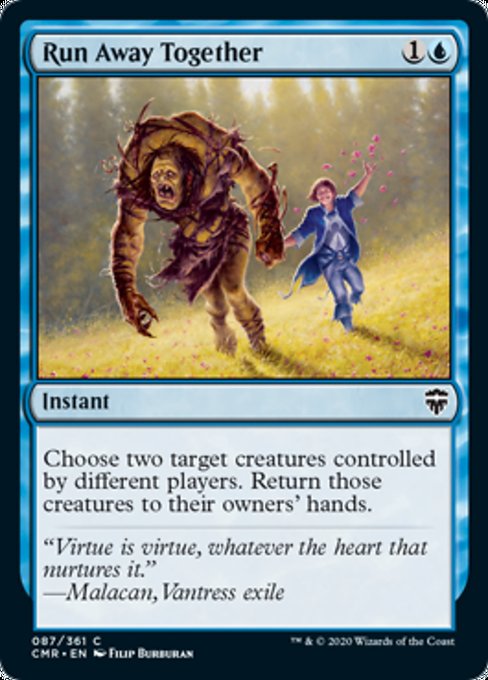 Run Away Together (Commander Legends) Near Mint
