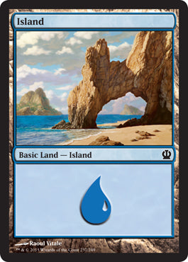 Island (237) (Theros) Near Mint Foil