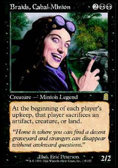 Braids, Cabal Minion (Odyssey) Near Mint Foil