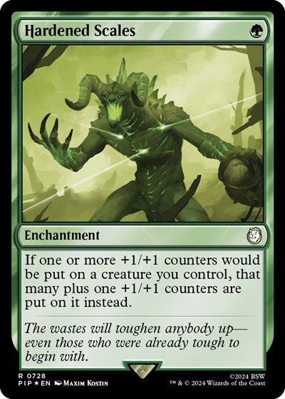 Hardened Scales (Surge Foil) (Universes Beyond: Fallout) Near Mint
