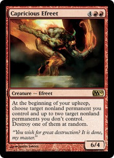 Capricious Efreet (Magic 2010 Core Set) Near Mint Foil