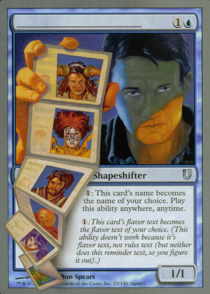 (Untitled Card) (Unhinged) Light Play