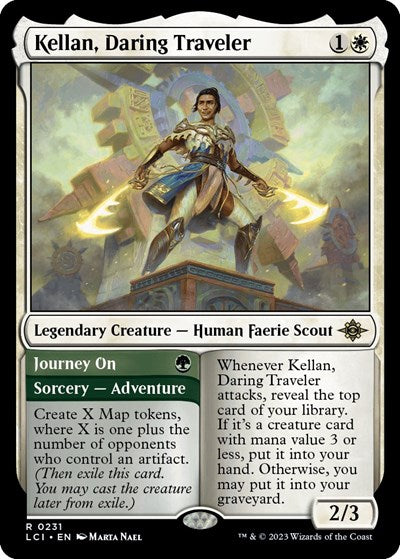 Kellan, Daring Traveler (The Lost Caverns of Ixalan) Near Mint