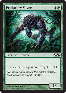 Predatory Sliver (Magic 2014 Core Set) Near Mint