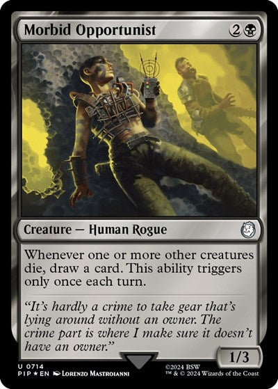 Morbid Opportunist (Surge Foil) (Universes Beyond: Fallout) Near Mint