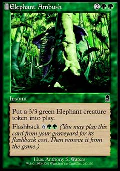 Elephant Ambush (Odyssey) Near Mint Foil