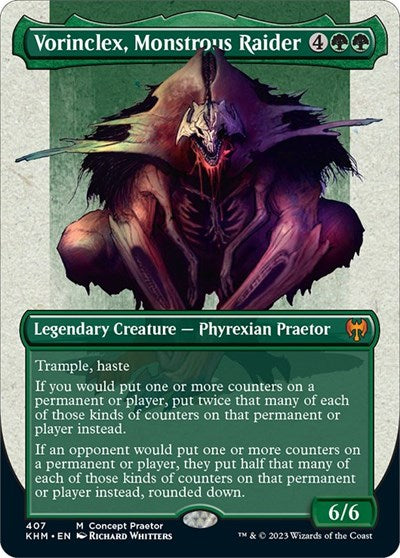 Vorinclex, Monstrous Raider (Concept Praetor) (Step-and-Compleat Foil) (Phyrexia: All Will Be One) Near Mint
