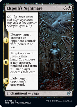 Elspeth's Nightmare (Theros Beyond Death) Near Mint Foil
