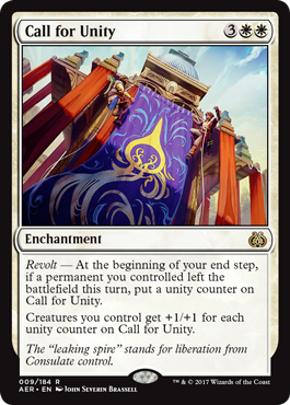 Call for Unity (Aether Revolt) Near Mint