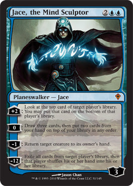 Jace, the Mind Sculptor (Worldwake) Light Play Foil