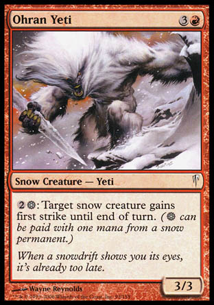 Ohran Yeti (Coldsnap) Near Mint
