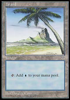 Island (Mirage) Near Mint