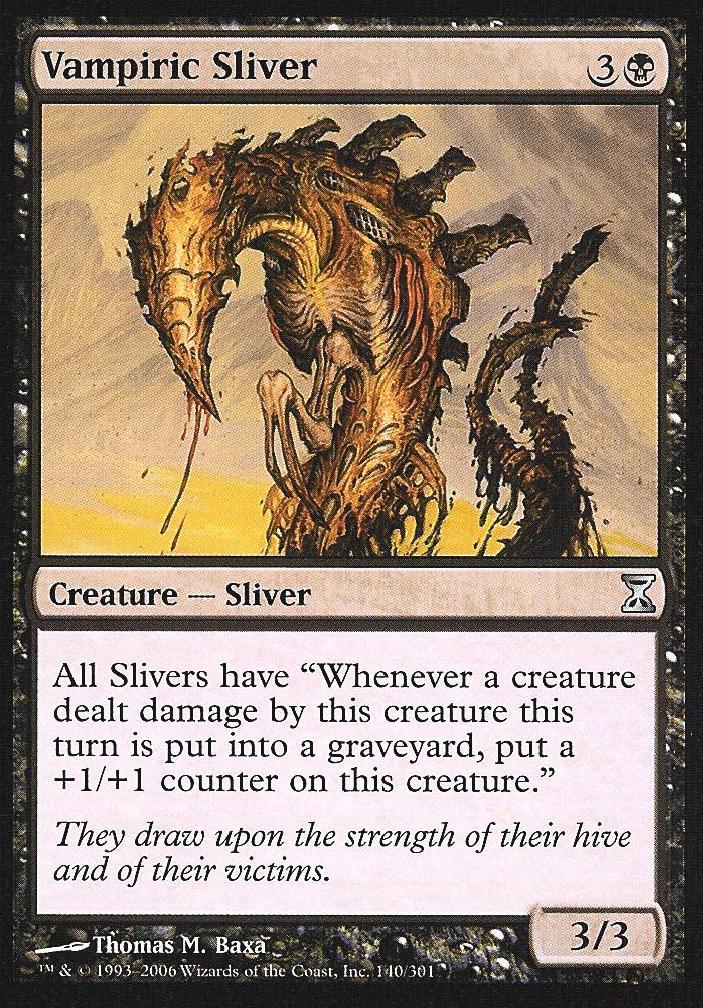 Vampiric Sliver (Time Spiral) Near Mint Foil