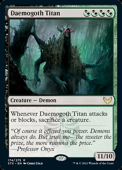 Daemogoth Titan (Strixhaven) Near Mint Foil