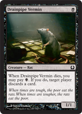 Drainpipe Vermin (Return to Ravnica) Near Mint Foil