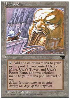 Urza's Mine (Mouth) (Chronicles) Light Play