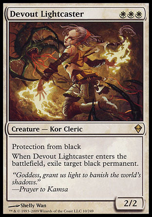 Devout Lightcaster (Zendikar) Near Mint Foil