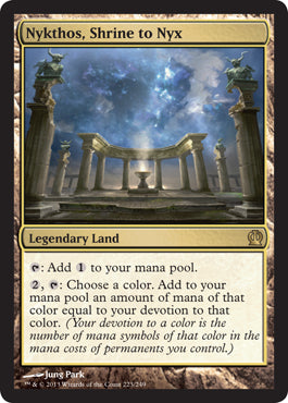 Nykthos, Shrine to Nyx (Theros) Near Mint Foil