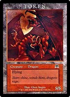 Token - Dragon (ON) (Promotional Cards) Near Mint Foil