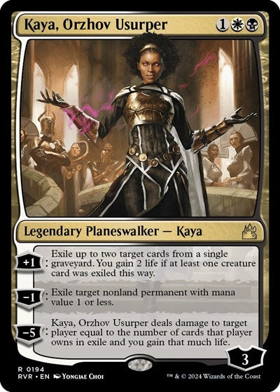 Kaya, Orzhov Usurper (Ravnica Remastered) Near Mint