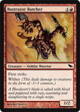 Rustrazor Butcher (Shadowmoor) Near Mint Foil