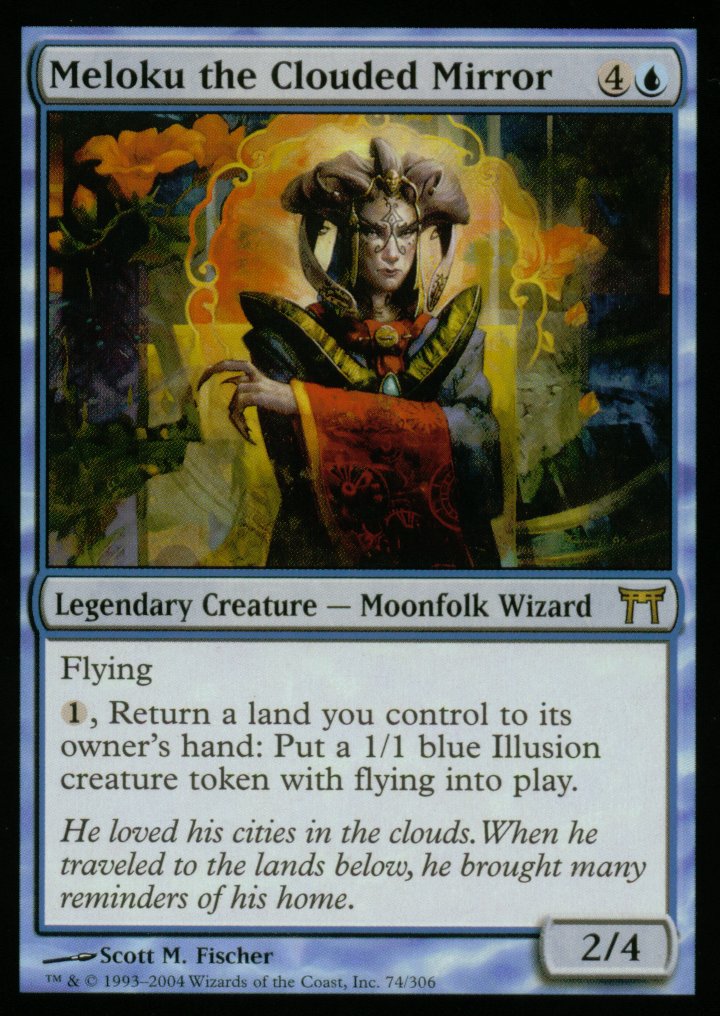 Meloku the Clouded Mirror (Champions of Kamigawa) Near Mint Foil